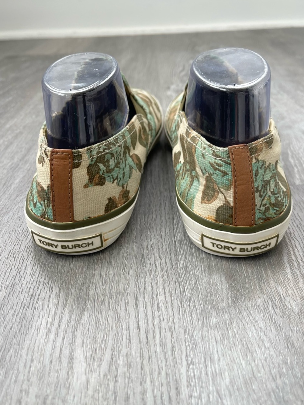 Tory Burch Floral Slip On Sneakers Size 10 - Picture 3 of 7